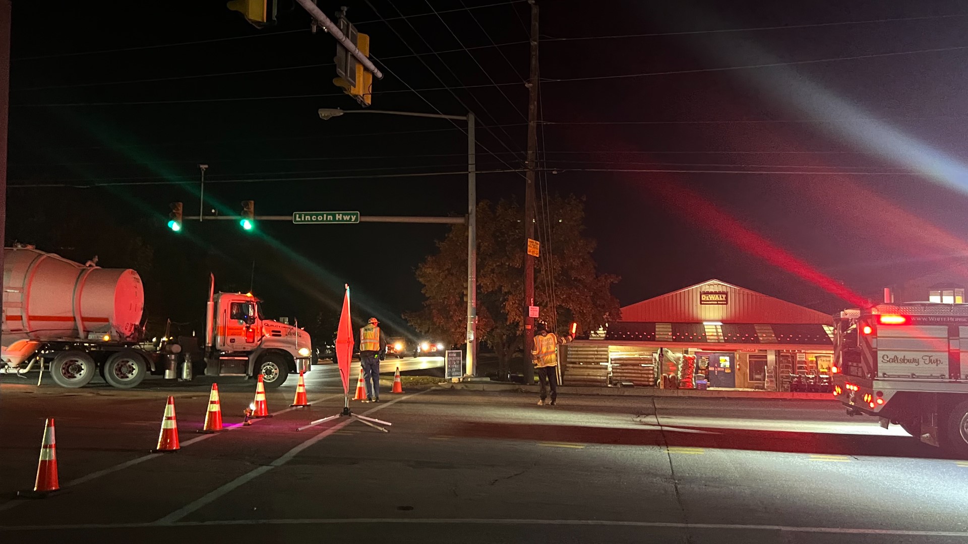 All lanes of Lincoln Highway (Route 30) are closed around the 5500 block due to the crash, Lancaster County 911 Dispatch said.