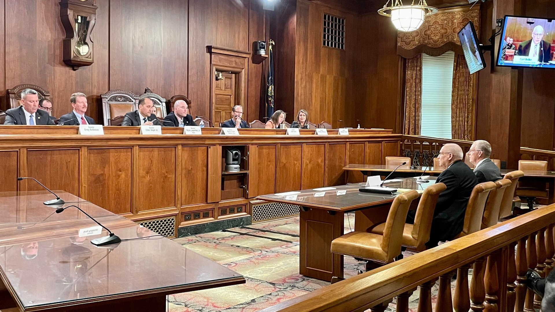 The Senate Transportation Committee held a hearing Monday to discuss issues concerning trains carrying hazardous materials through the state.