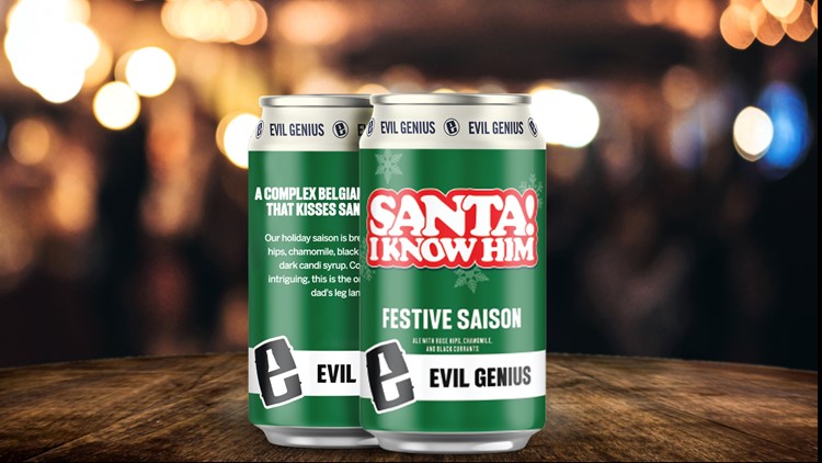 Evil Genius Beer Company releases 'Santa! I Know Him!' brew in honor of St. Nick