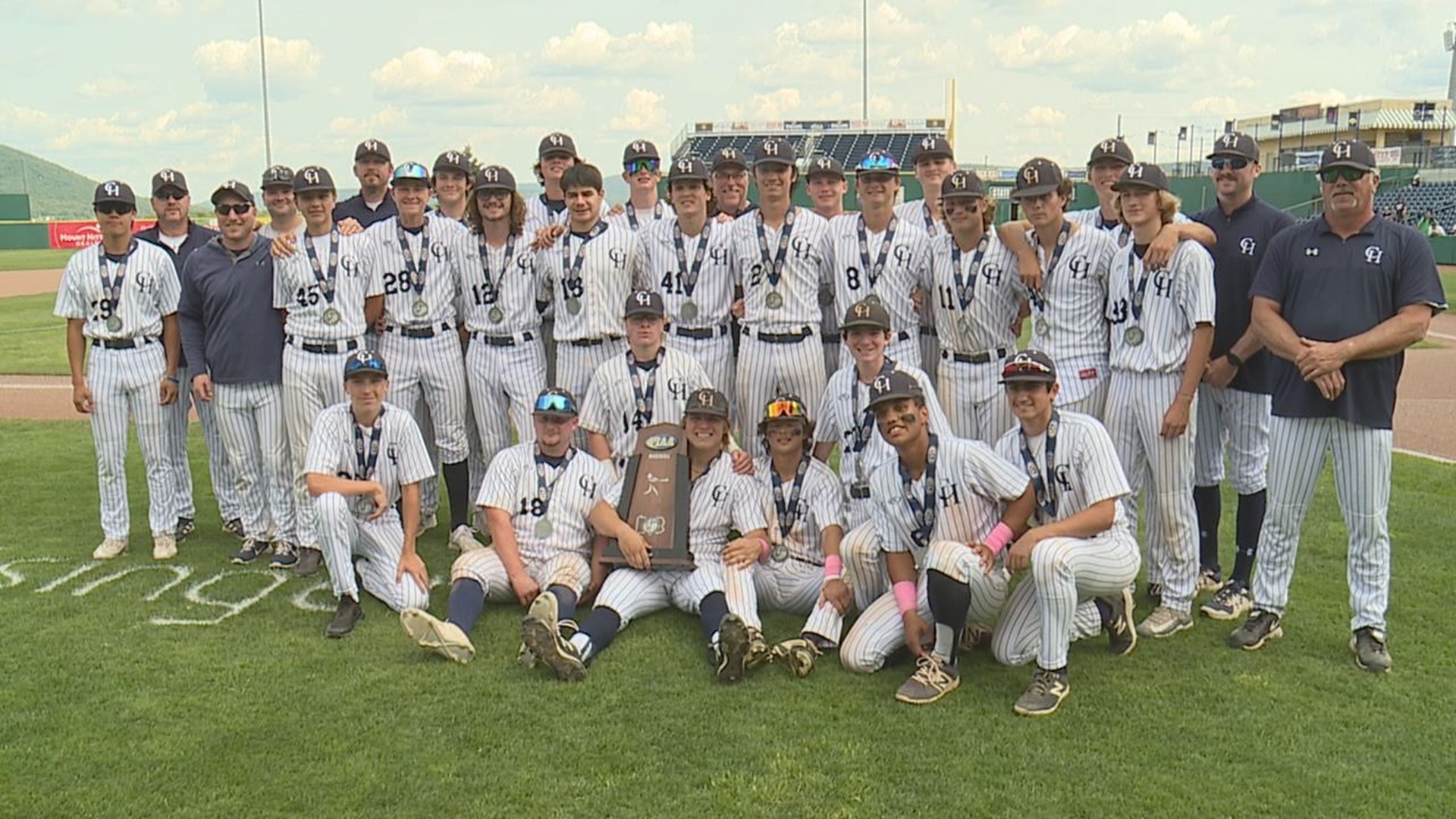 Lions pitcher Luke Parise fans eleven betters at Medlar Field in State College.