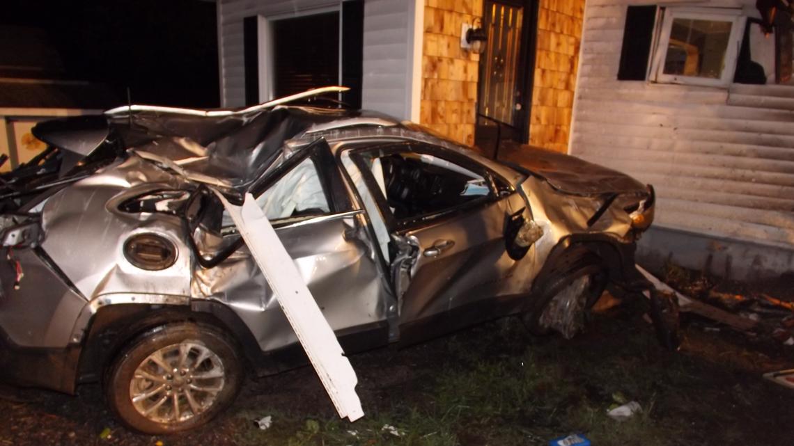 Car goes airborne twice before flying into house in Mifflin County Car goes airborne twice before flying into house in Mifflin County