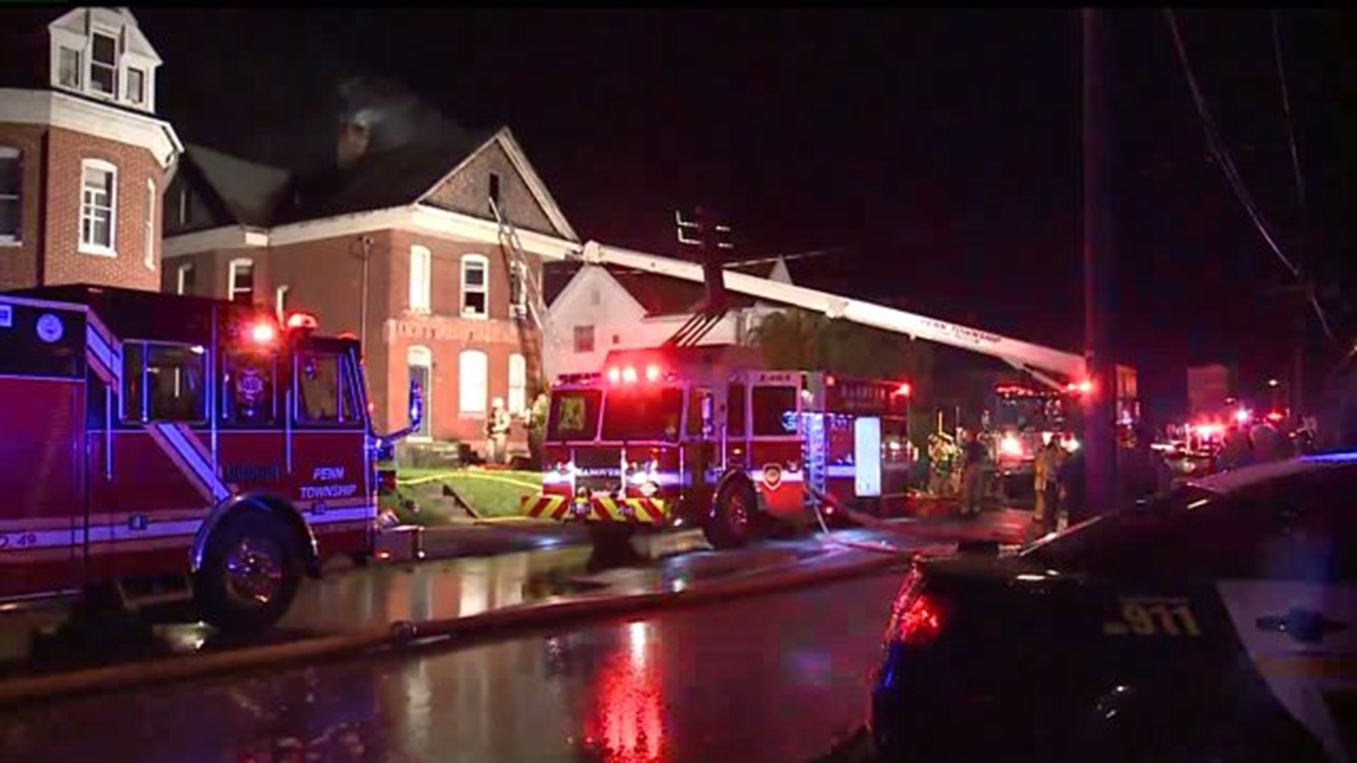 Crews respond to early morning house fire in Lancaster County