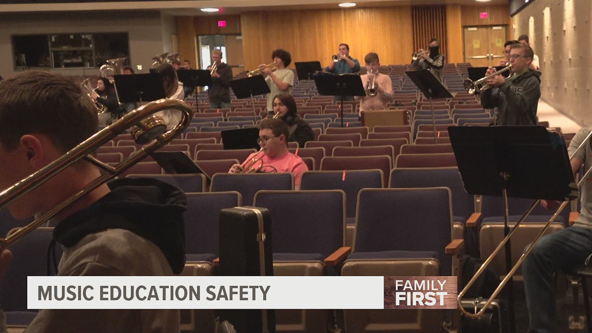 As more schools return to in-person learning, music education advocates are stressing the importance of band and choral activities in a safe manner.