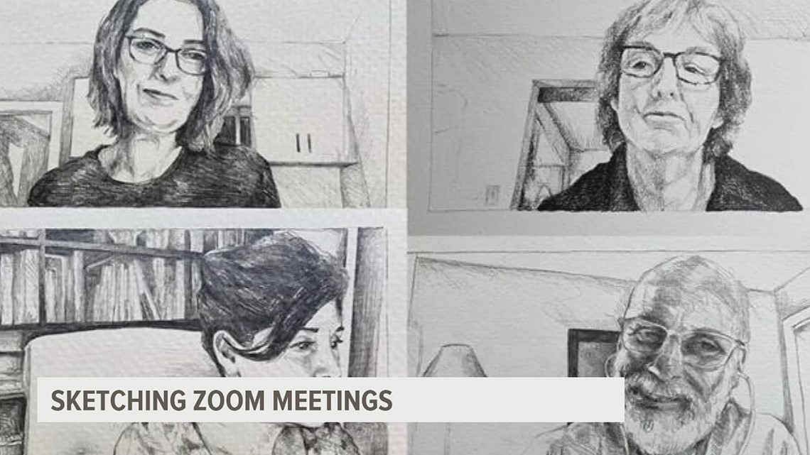 Millersville professor takes zoom meetings and turns them into sketches ...