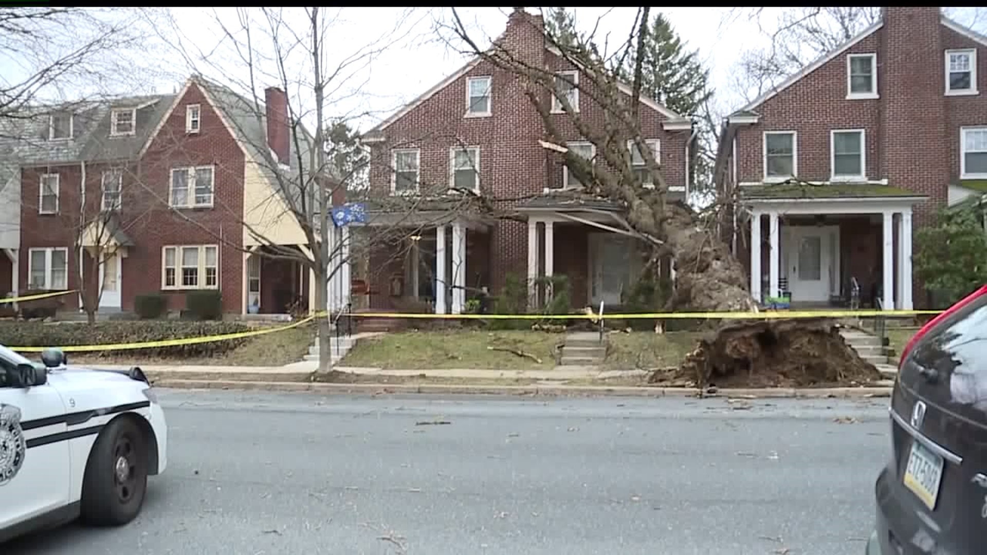 Blistering wind conditions across central PA leave a mess behind