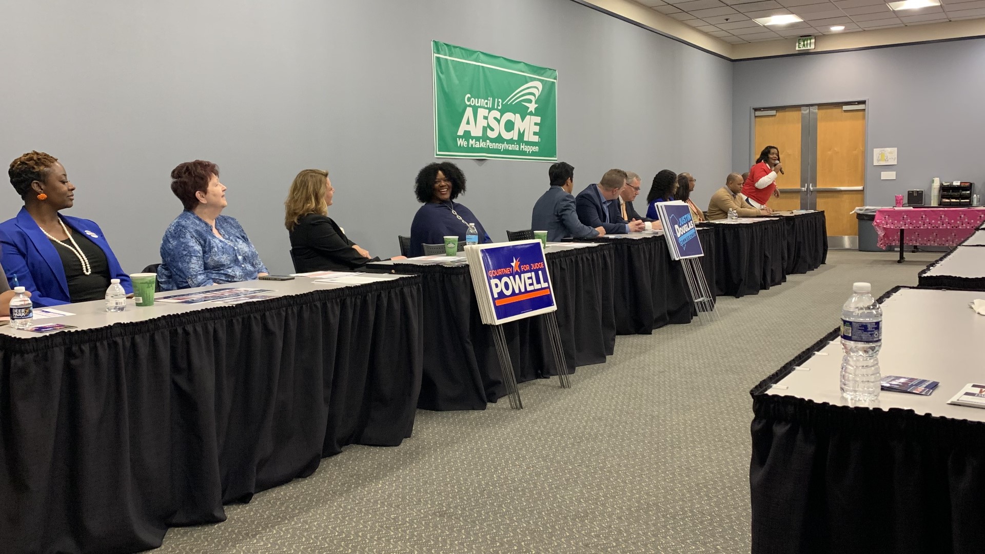 People engaged with candidates on several key issues facing Harrisburg, including reducing crime, improving education, and affordable housing.