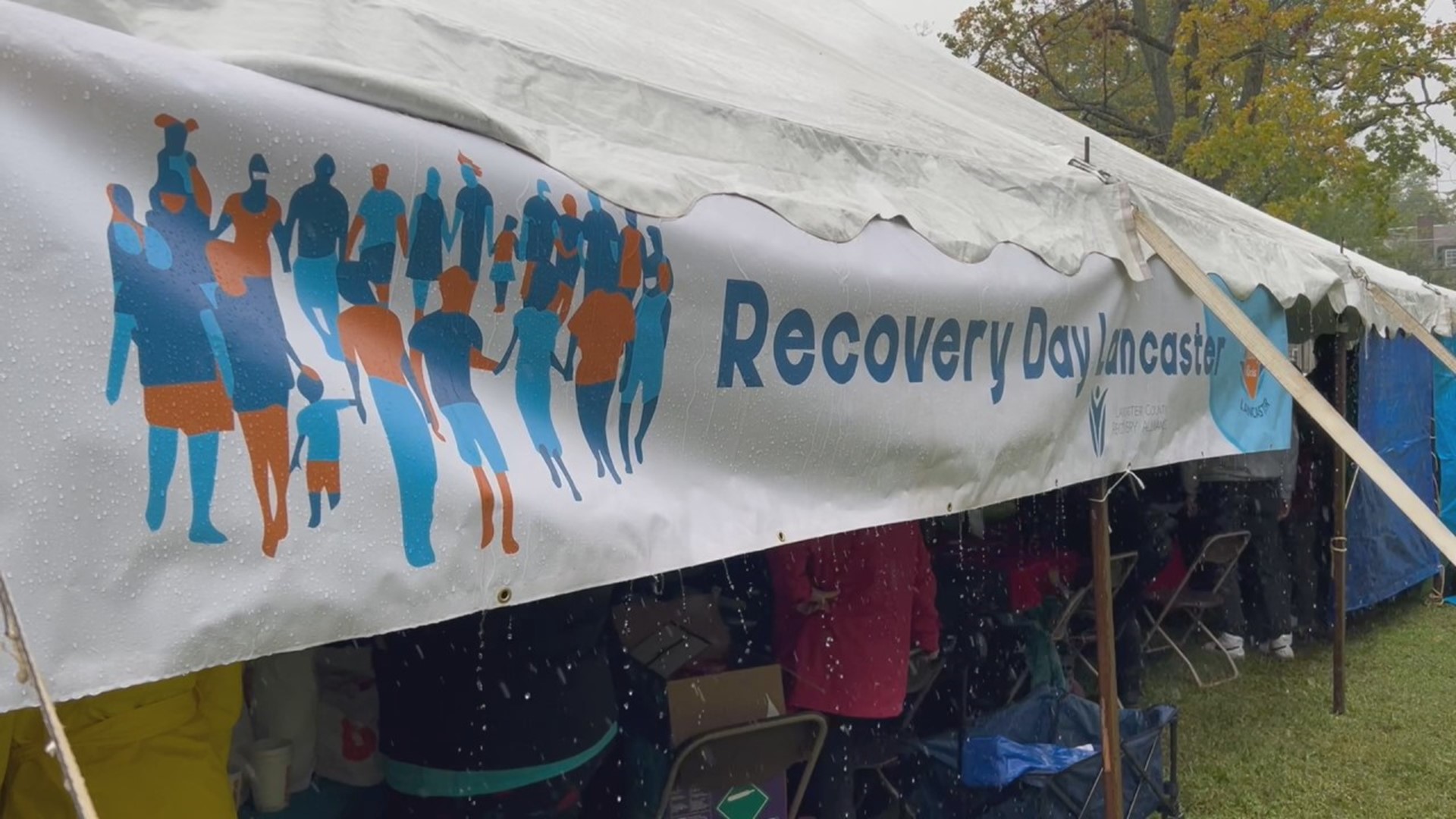 This weekend's rain didn't dampen the spirit of recovery in Lancaster County.