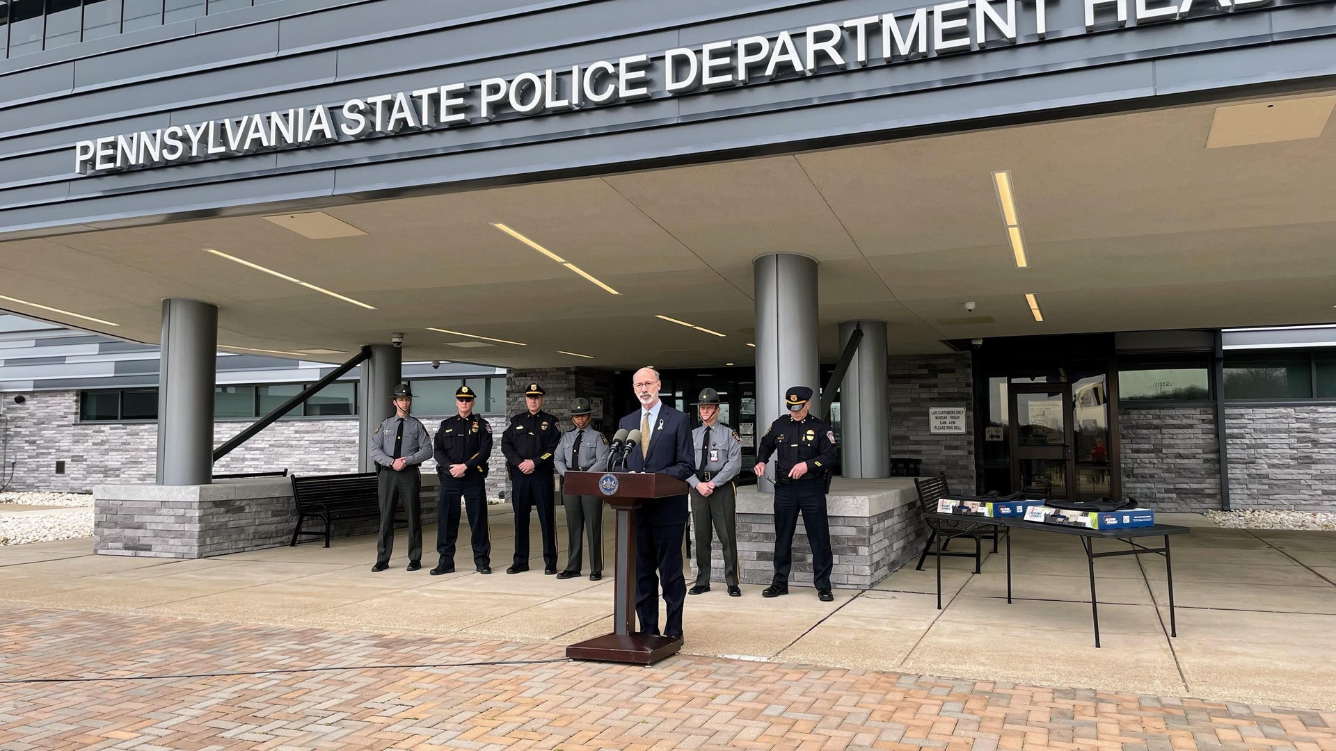 Pennsylvania State and Capitol Police departments are donating protective gear to humanitarian and rescue workers in Ukraine.