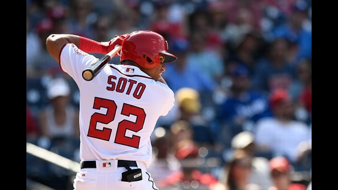 Outfielder Juan Soto makes Nationals debut at 19