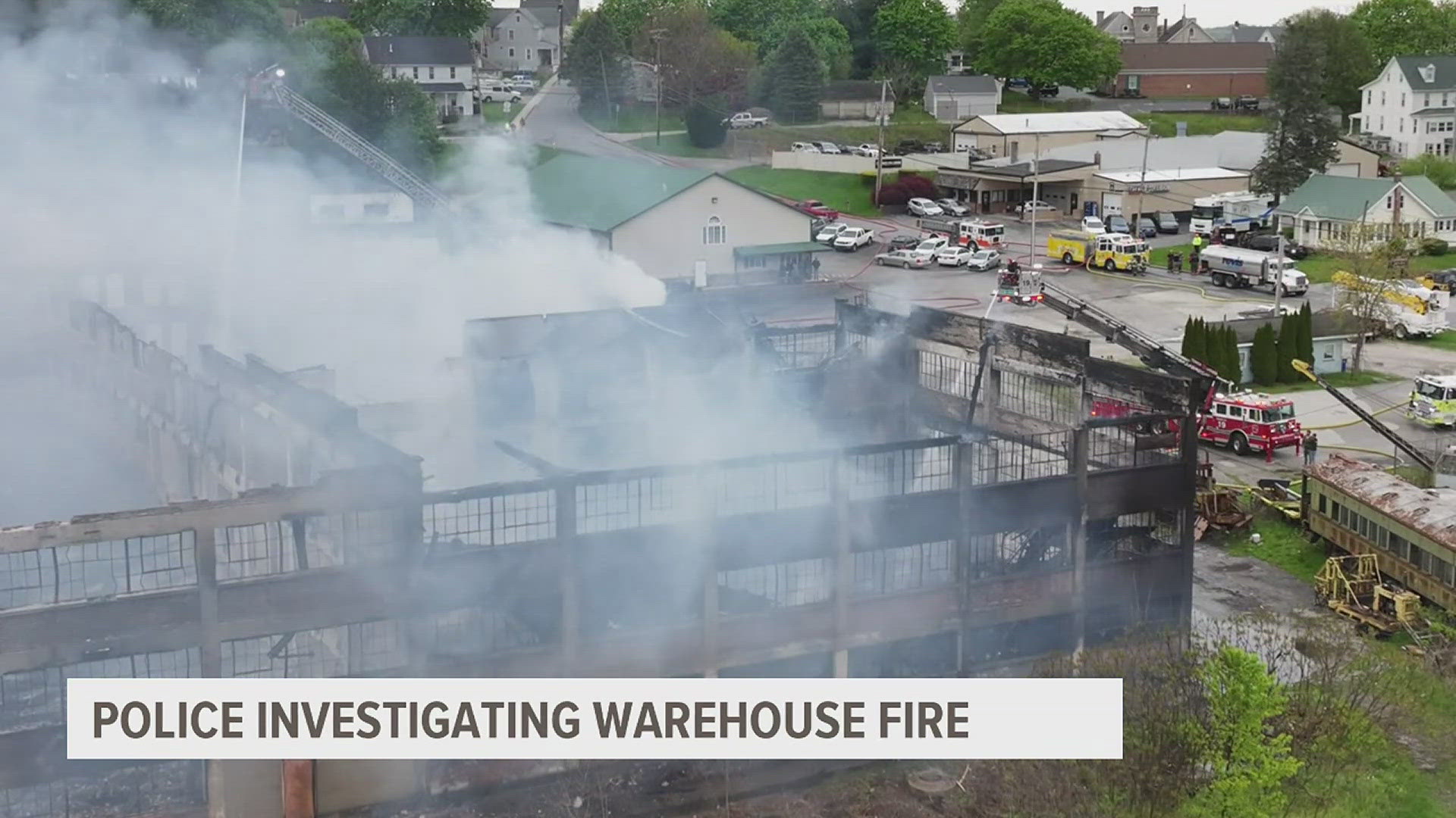 The Southern Regional Police said it is investigating the warehouse fire as an act of arson.