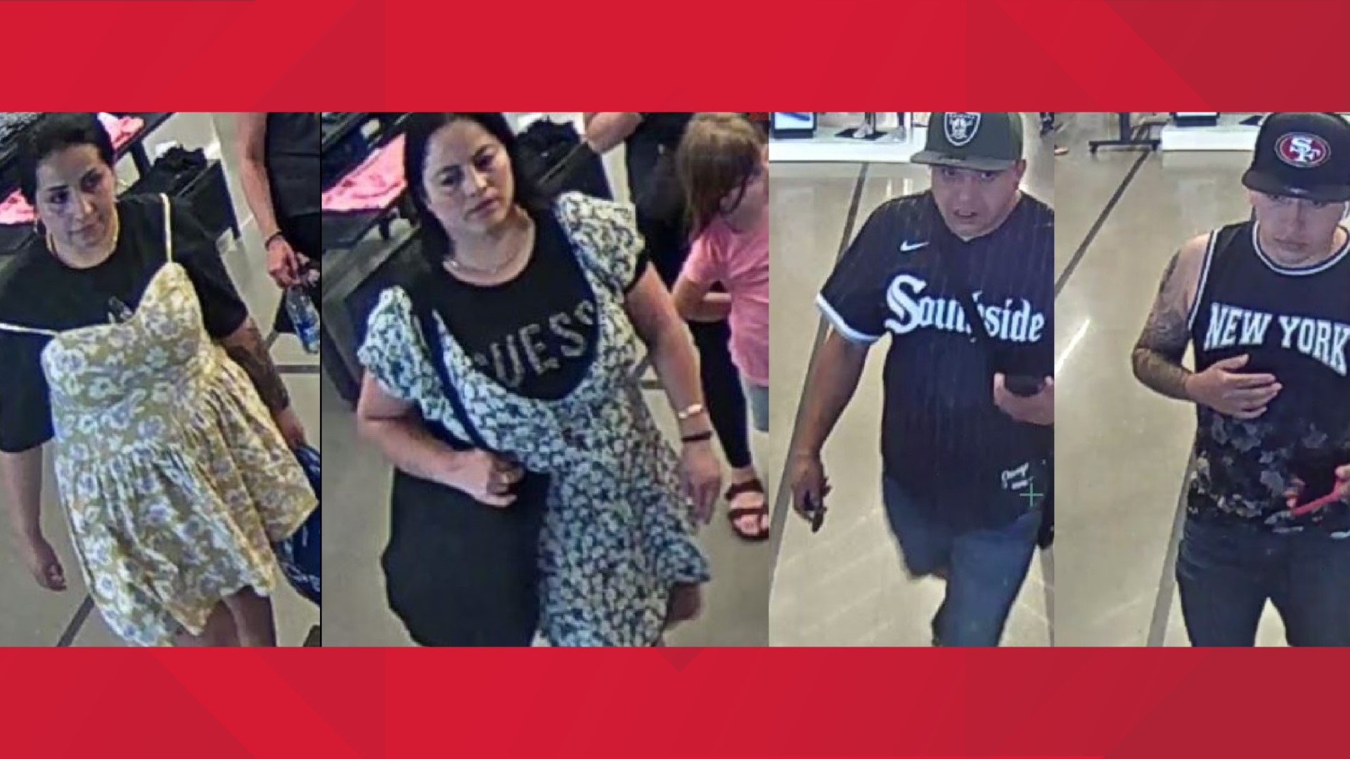 Lancaster County police searching for 4 suspects in retail theft ...