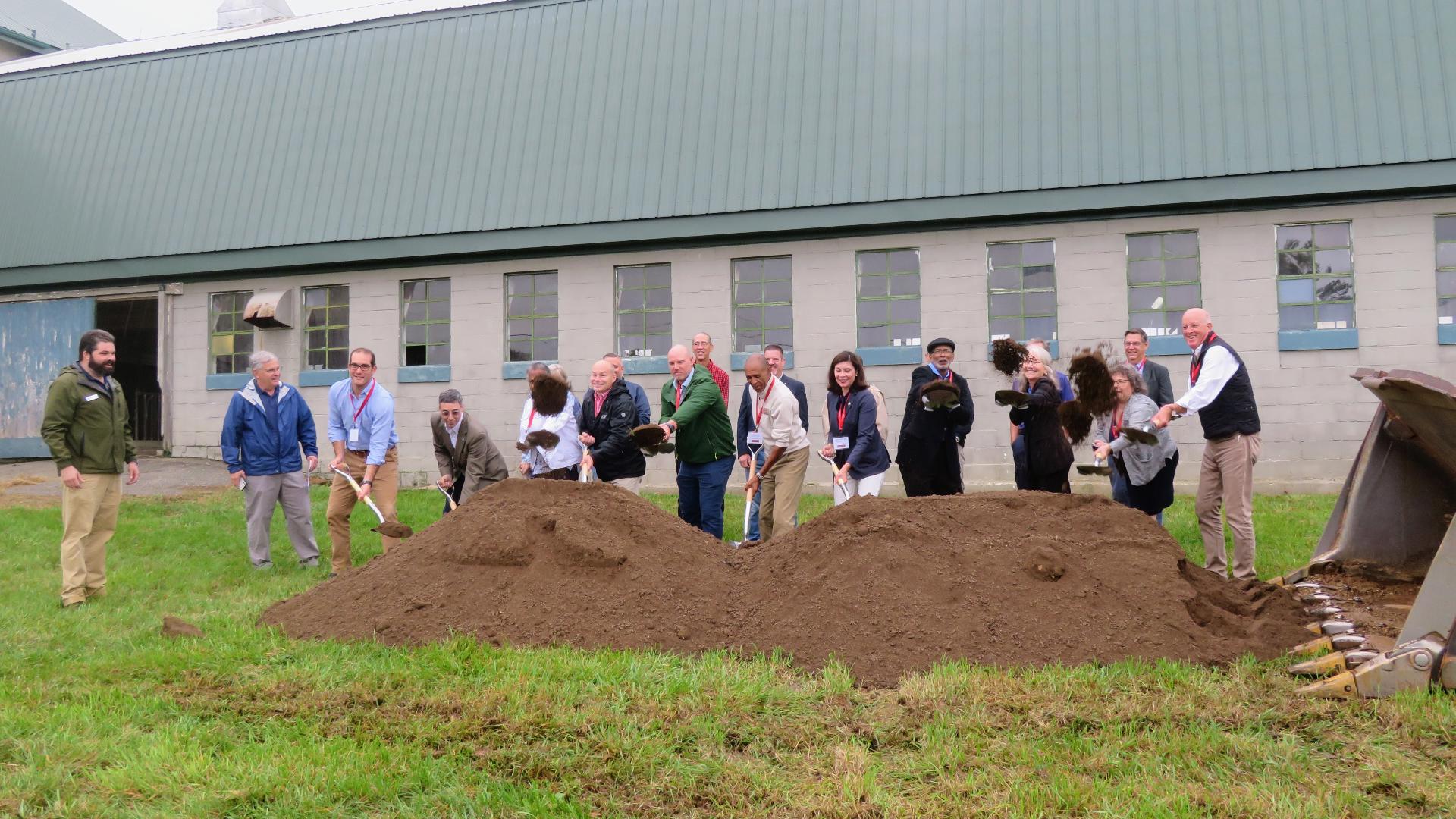 More than 60 people gathered with Susquehanna National Heritage Area (SNHA) staff at the Mifflin House & Farm for a preservation celebration and groundbreaking.