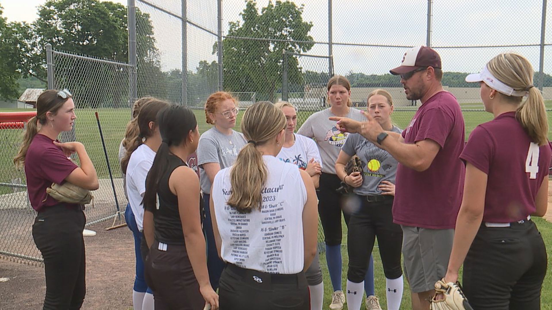 The Shippensburg softball team is in the state quarterfinals for the first time in 19 years while they honor their late coach Dustin Sheffler.