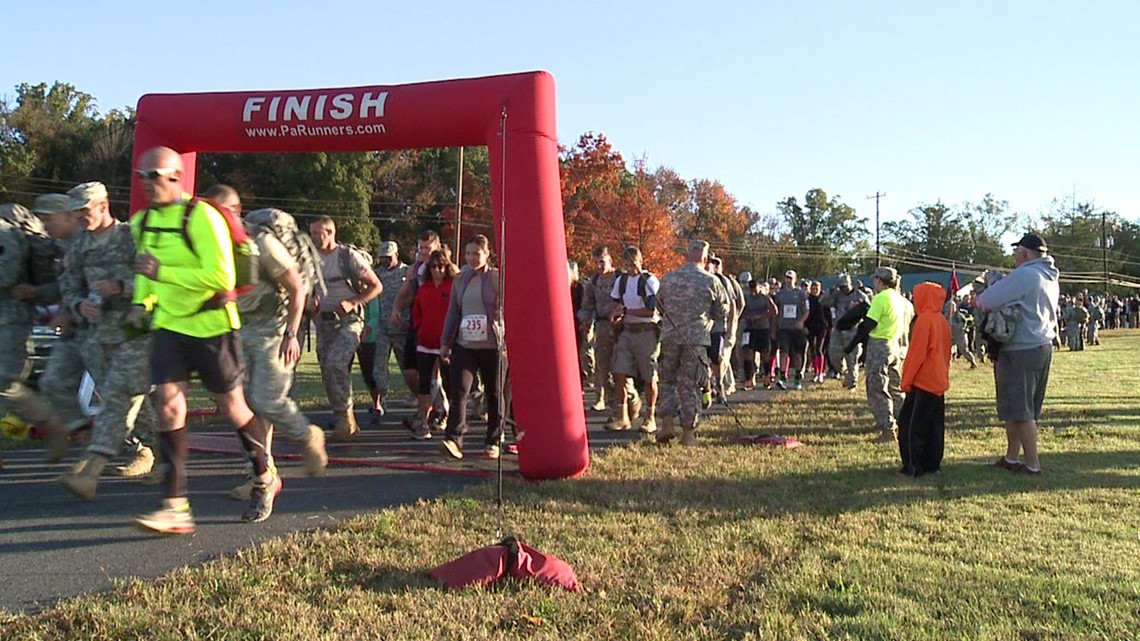 Hundreds walk in annual ‘March For The Fallen’ at Fort Indiantown Gap