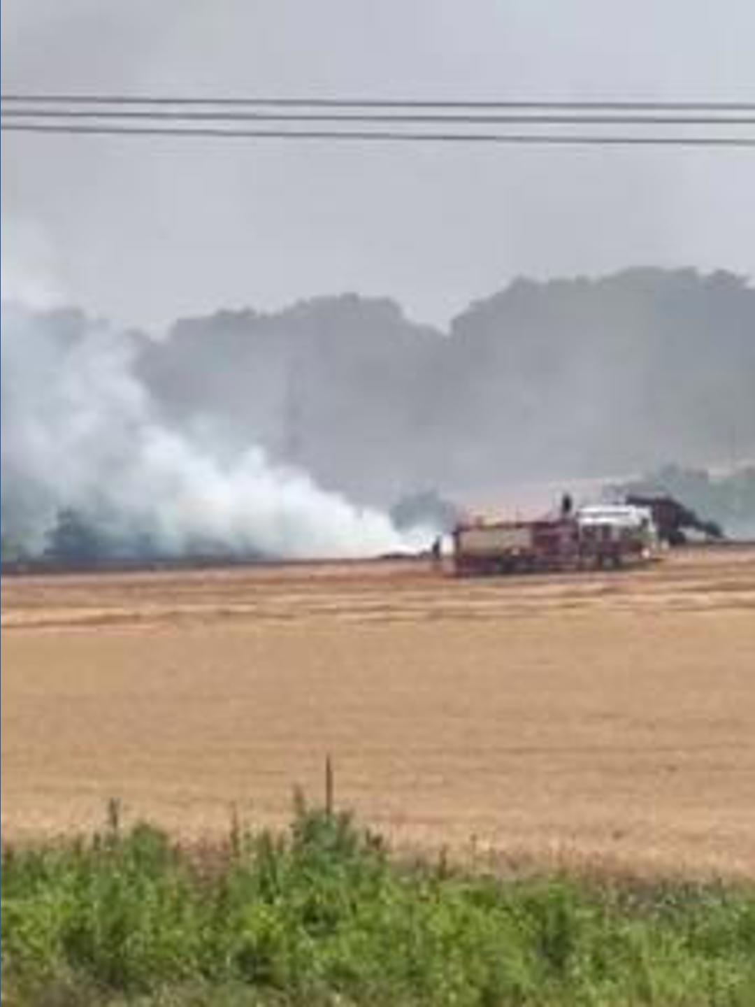 Crews respond to large brush fire in York County | fox43.com
