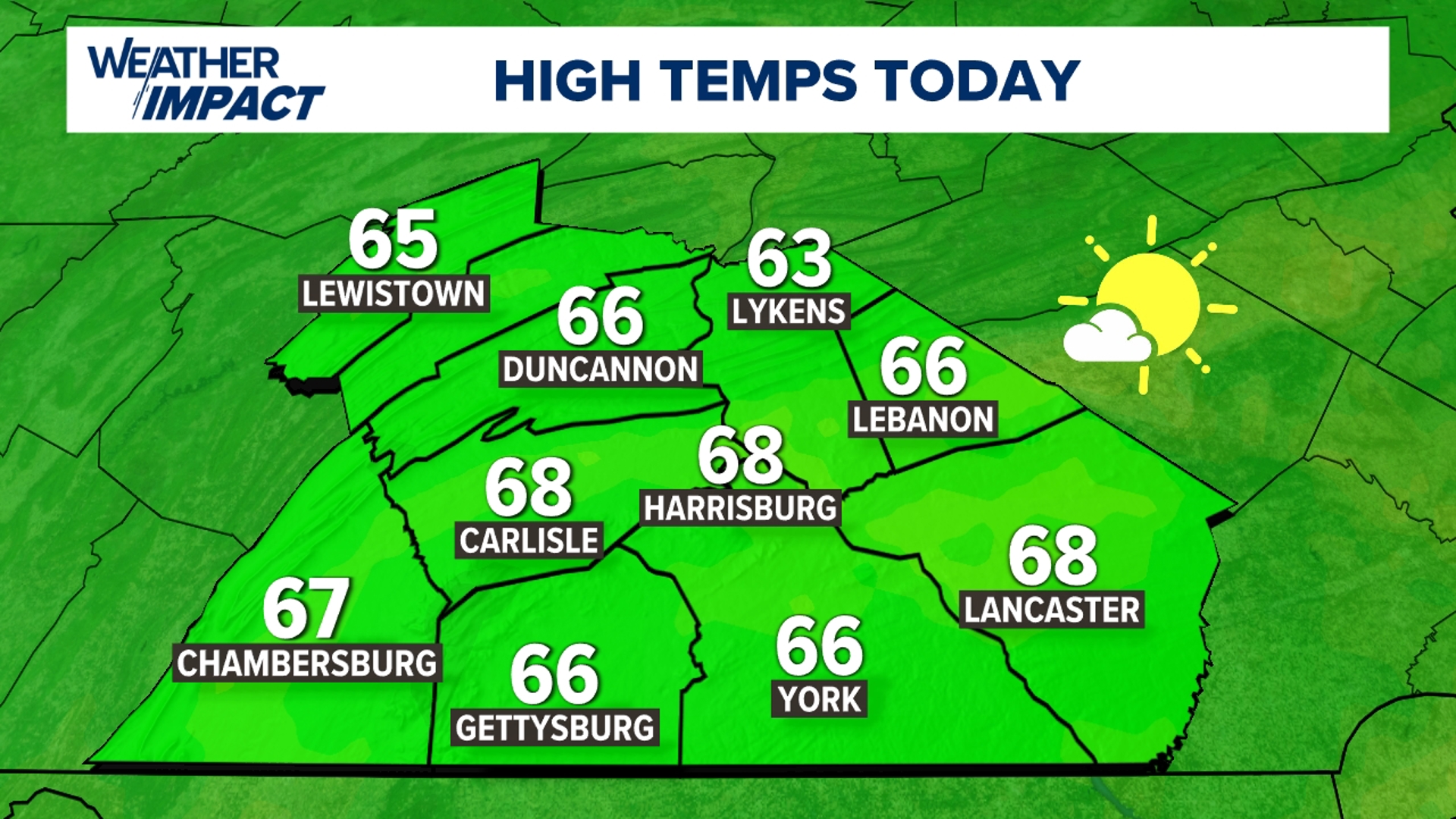 Though mornings may still be a bit frosty, temperatures each afternoon will be trending much warmer! Plus, there will be plenty of sunshine!