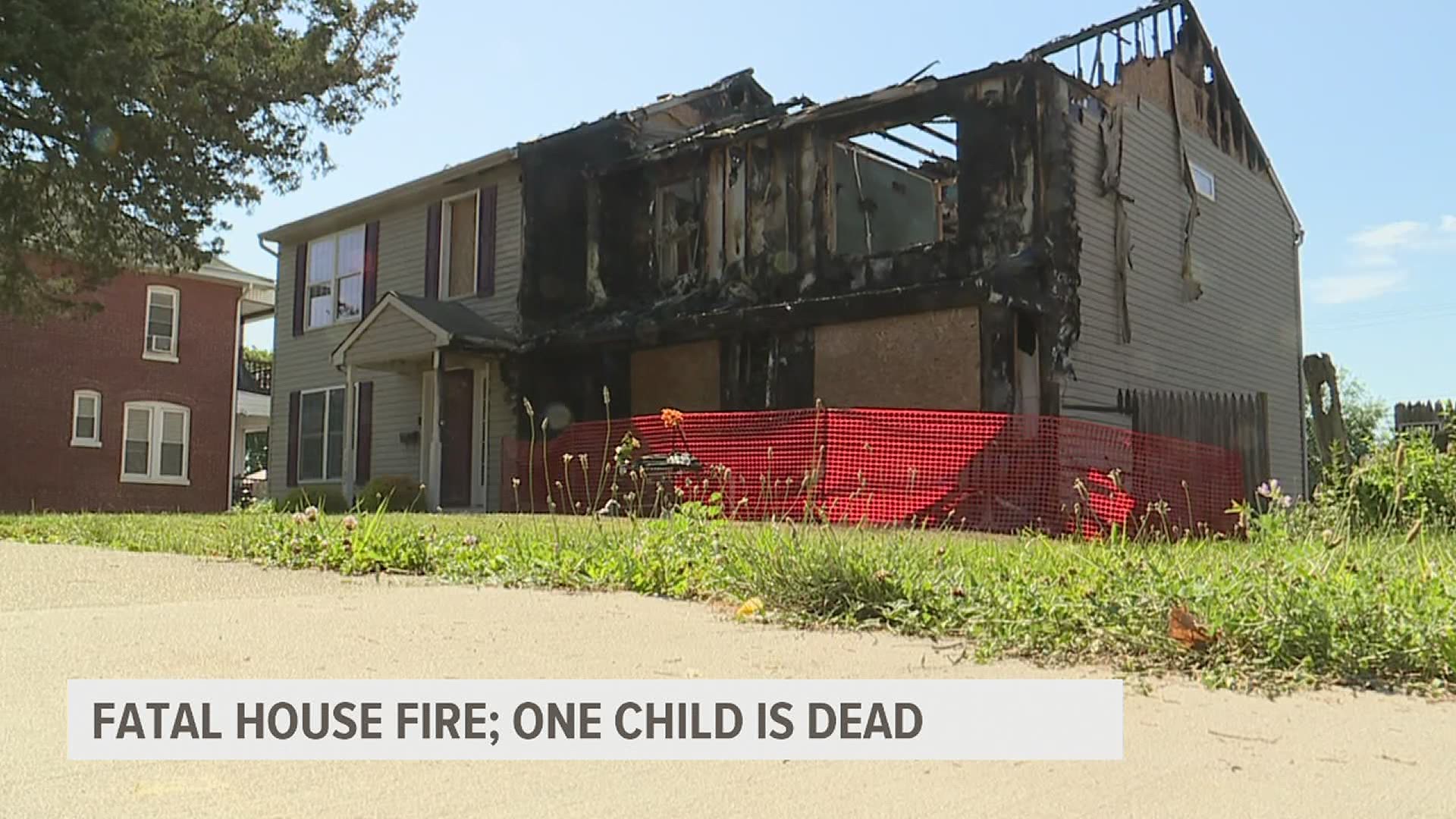 Two children suffered burns and were taken to a specialty burn center where one of them later succumbed to their injuries.