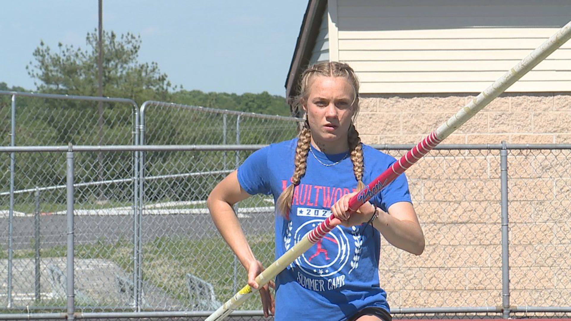 Carlson set the girls' District III record at 13 feet and looks to turn her high-flying season into a second state gold as she eyes the state record.