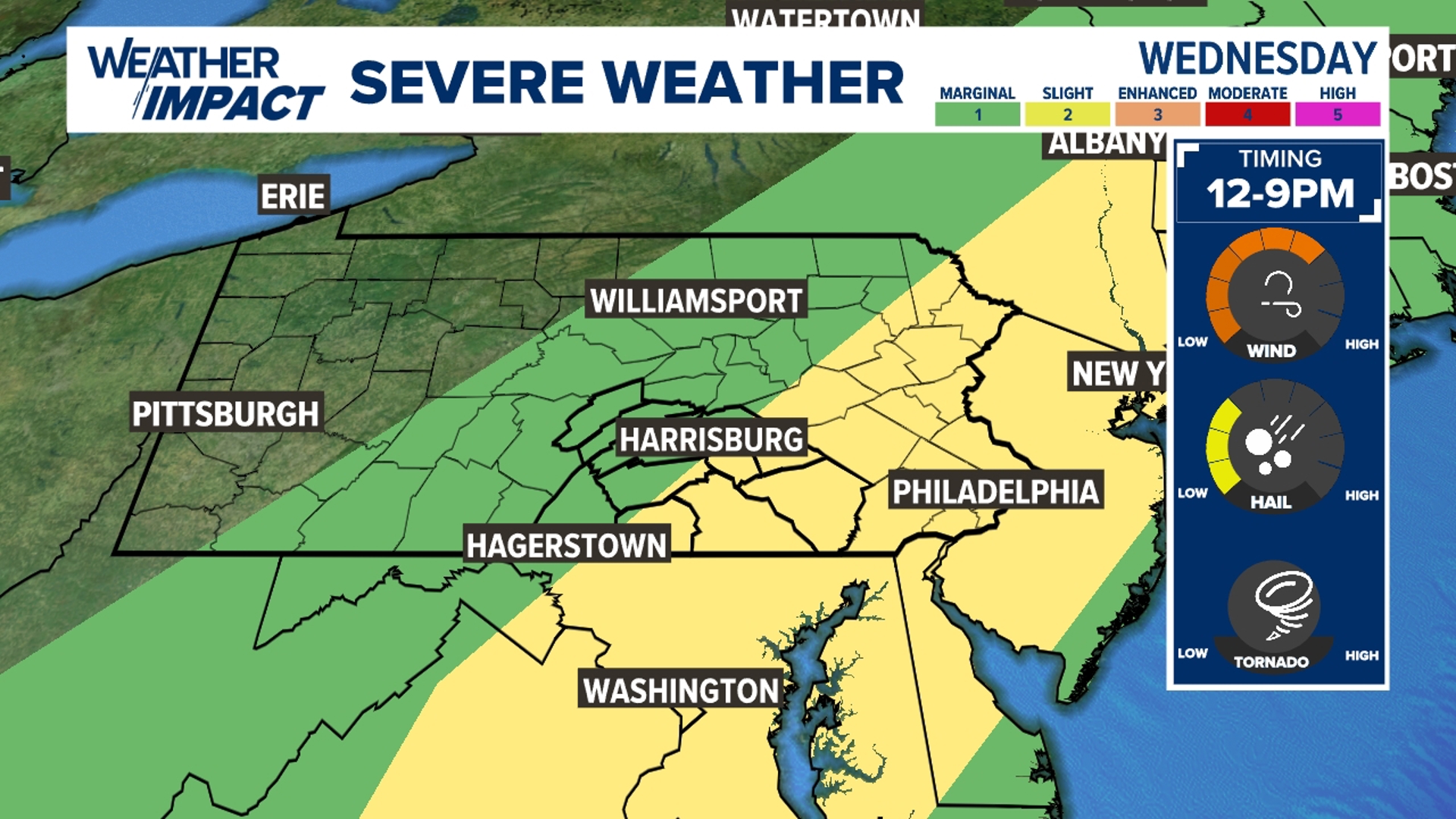 Weather Impact Alert issued for high heat, humidity, chance of storms ...