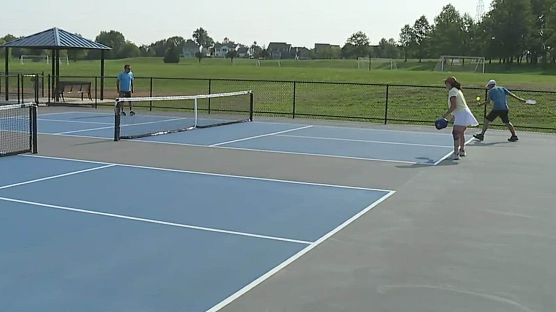 Cousler Park hosted a ribbon cutting ceremony to celebrate the official opening of eight new pickleball courts in Manchester Township.