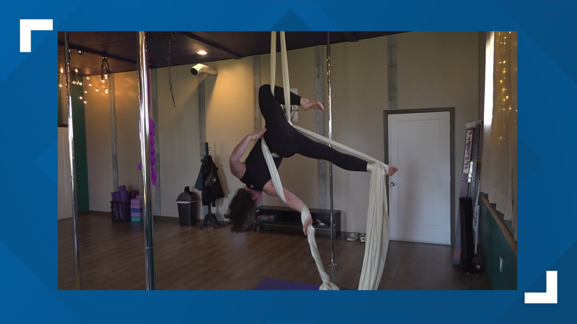 Aerial silks is a safe and empowering workout, that tests the muscles in a different way!