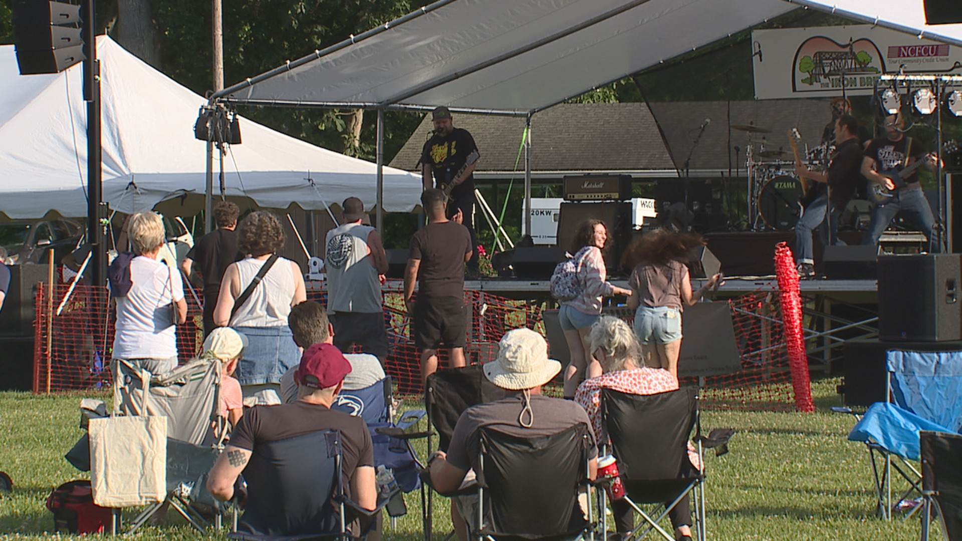 Iron Bridge Music Festival is in full swing after kicking off at New Cumberland Borough Park on Friday.