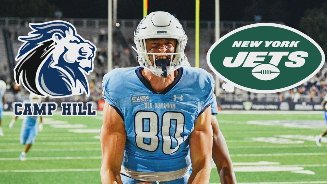 Former Camp Hill tight end Zack Kuntz makes New York Jets practice squad