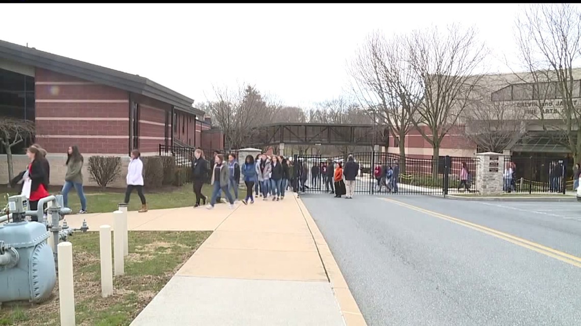 Lancaster Mennonite High School students walkout for school safety ...