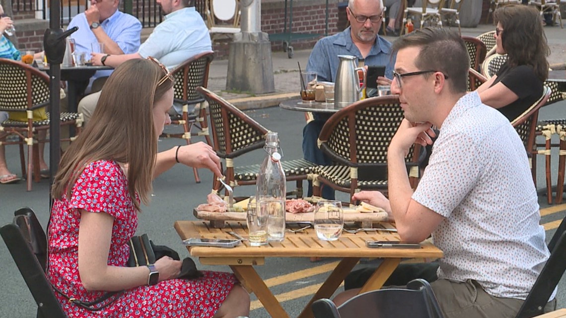 Outdoor dining returns to downtown York - Vimarsana News