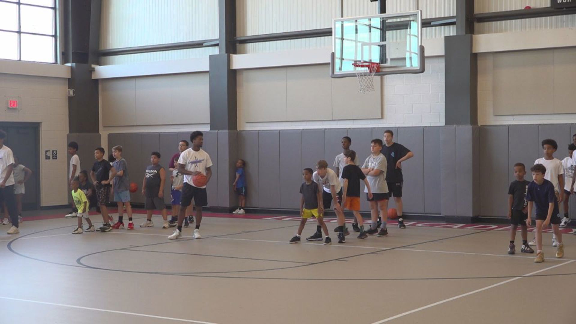 A free basketball camp in York is aiming to prevent violence and lead kids in a positive direction.