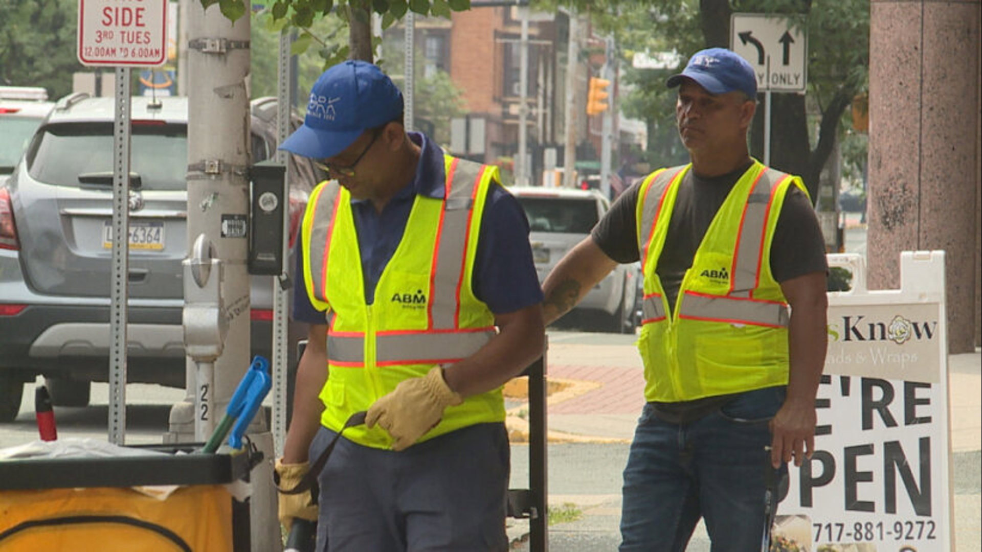 Amid bustling city life, Juan Gomez and his team at ABM Clean and Green are on a mission to keep the streets of downtown York clean and presentable.