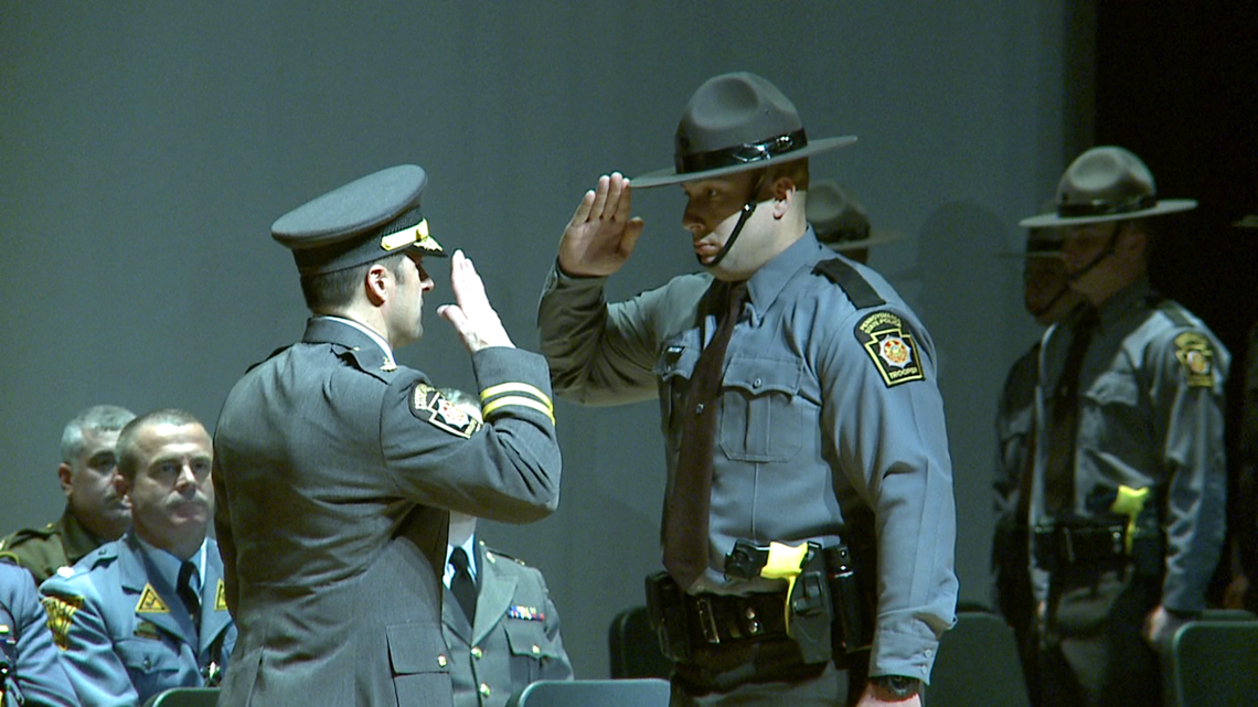 Pennsylvania State Police 62 new troopers