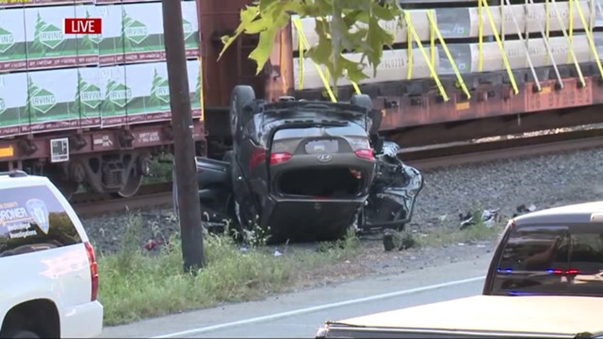 Woman killed in car accident with train in Dauphin County