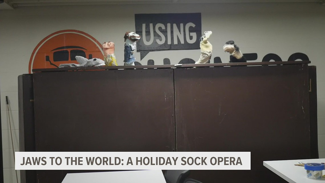 'Jaws to the World: A Holiday Sock Opera' opens in Lancaster