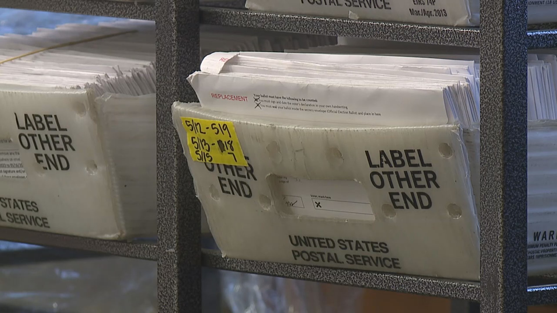 More than 260 mail-in ballots were reportedly rejected in the Lancaster County municipal election last year after being delayed in transit for two weeks.