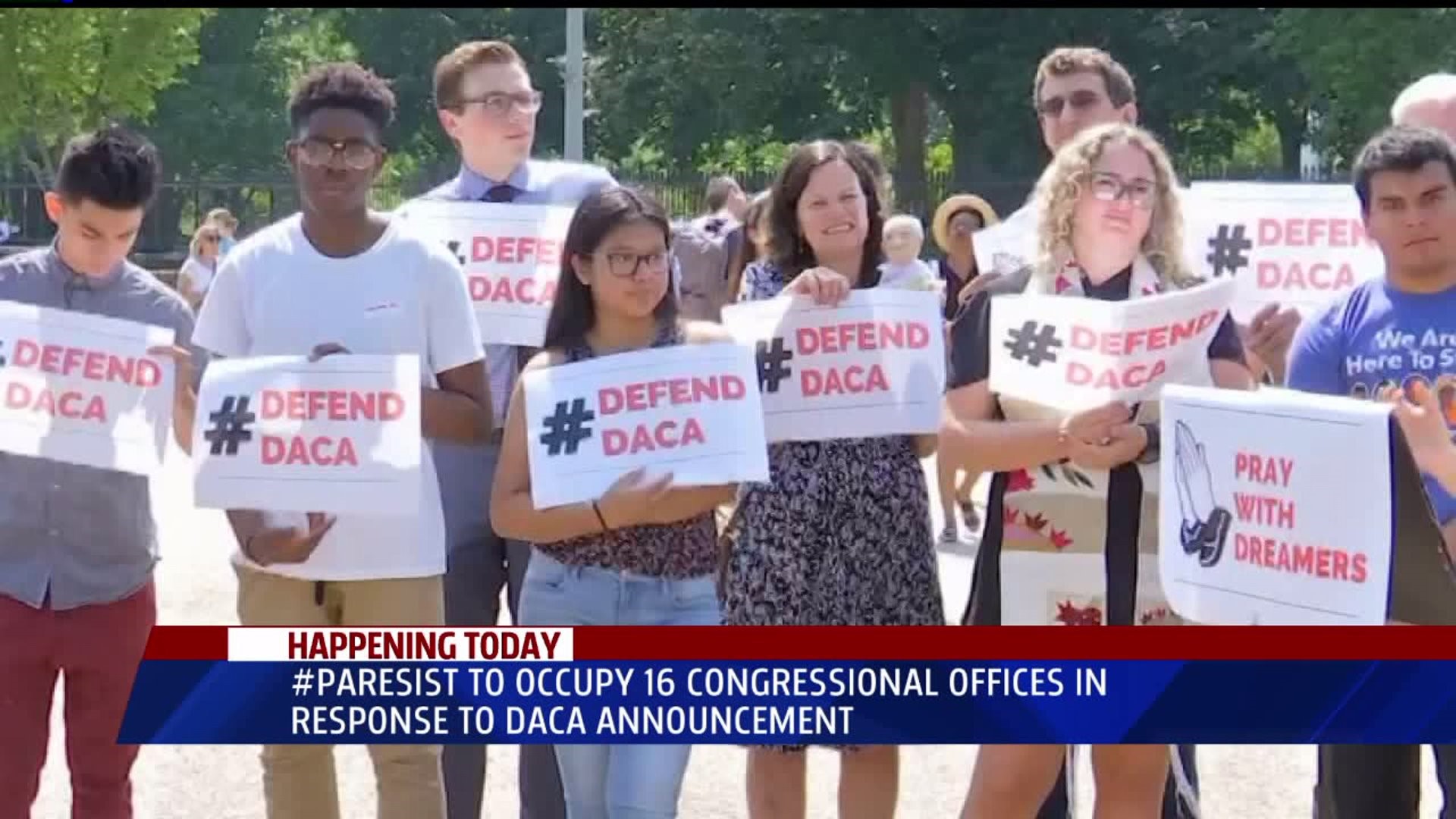 A number of demonstrations against President Trump`s DACA decision are expected to take place today, including here in PA