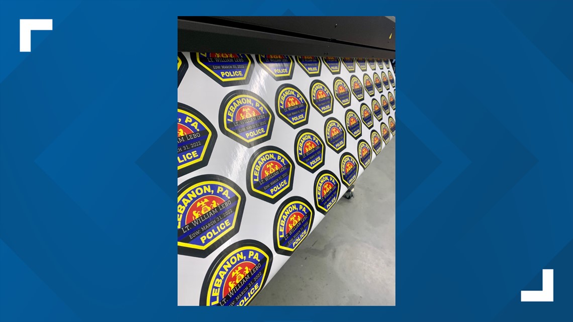 Annville business honors fallen officer with sticker fundraiser - Vimarsana News