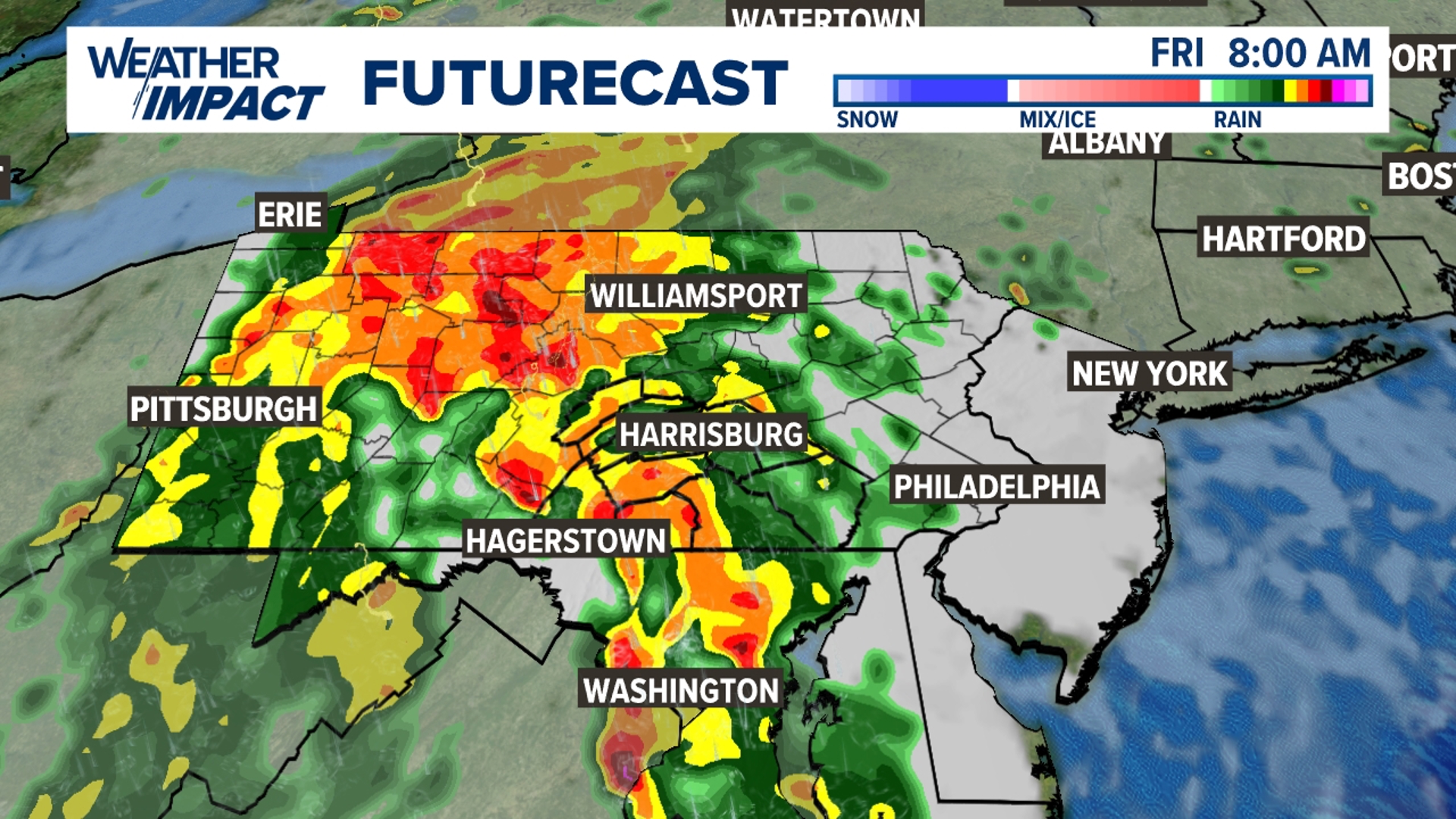 Meteorologist Danielle Miller breaks down the latest track of Debby and the impacts it could bring to Pennsylvania.