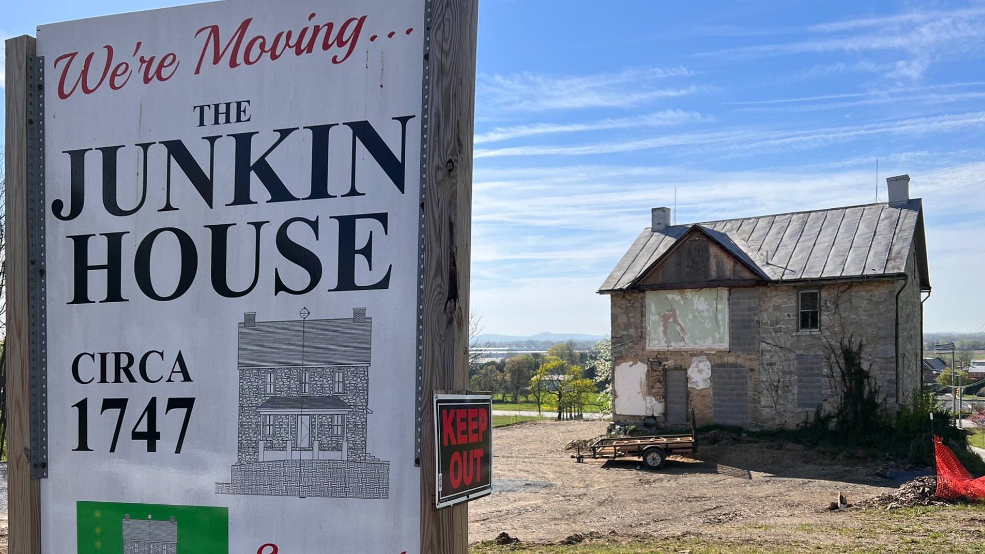 The Junkin House was built on North Locust Point Road in 1747, making it possibly the oldest building in Silver Spring Township.
