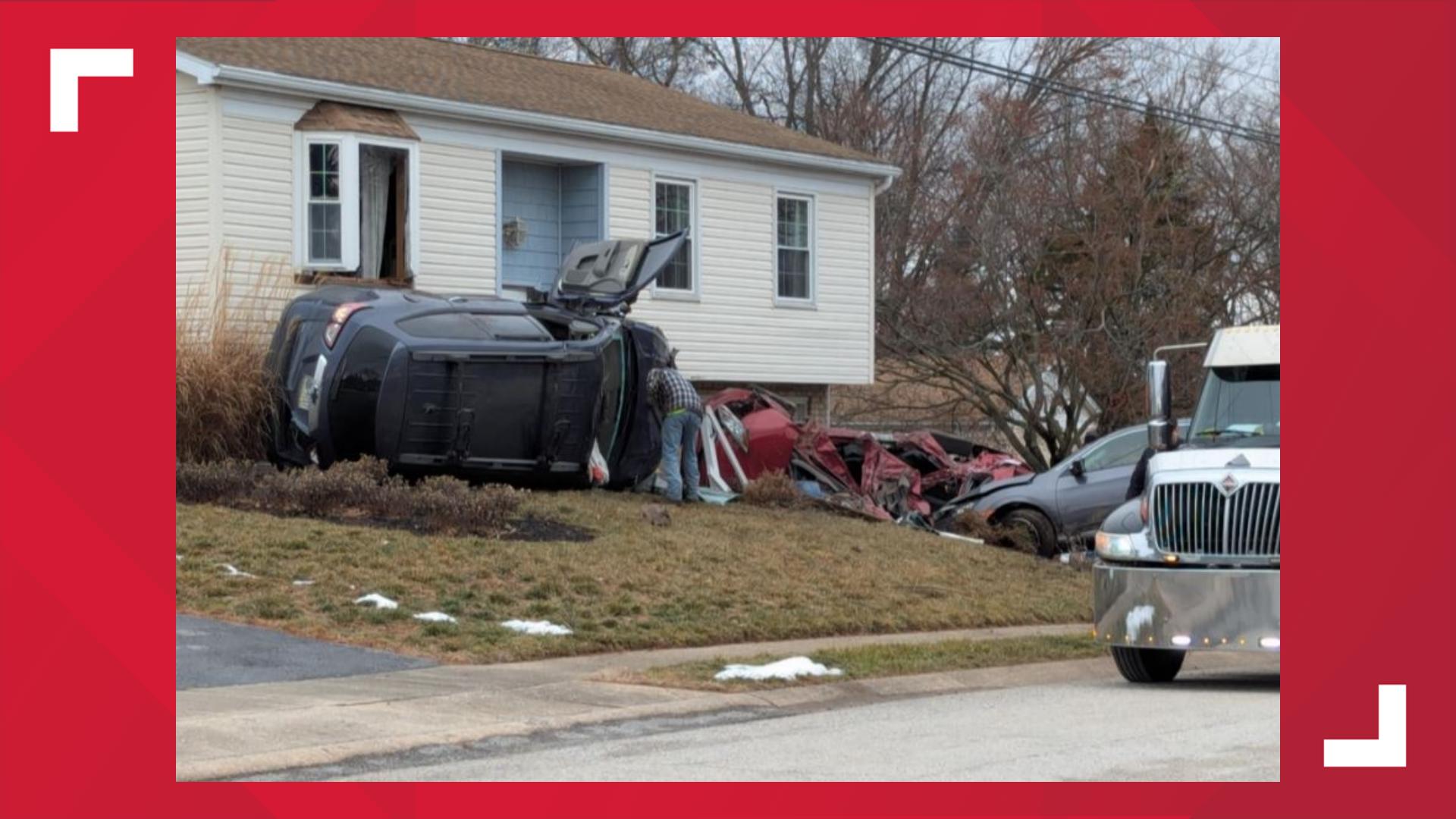 One injured as SUV crashes into home in York County | fox43.com