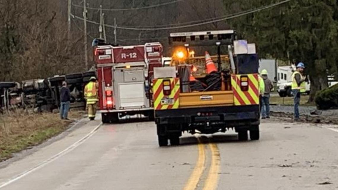 Crews respond after vehicle overturns in York County | fox43.com