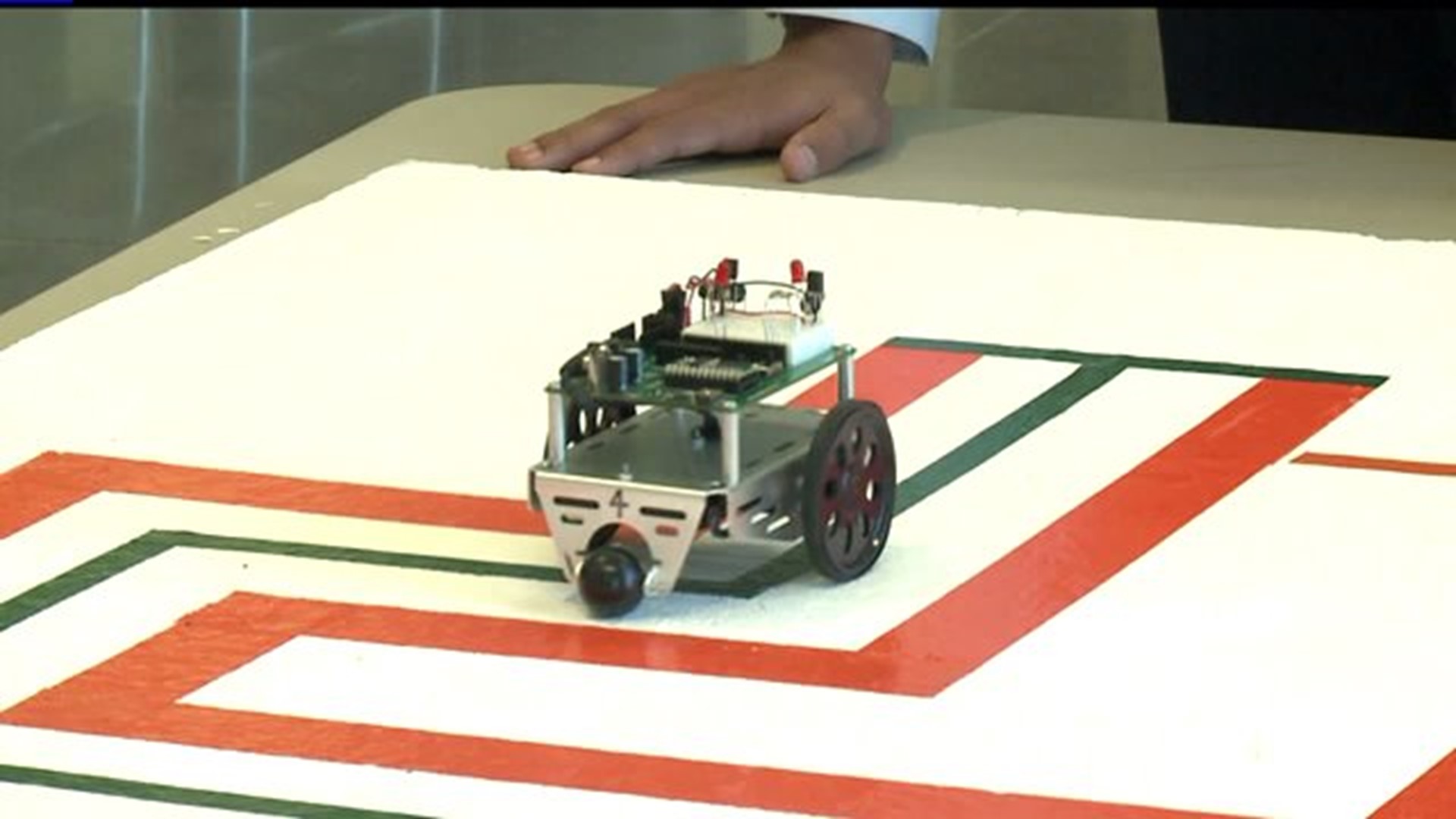 Robotics copetition held for area students