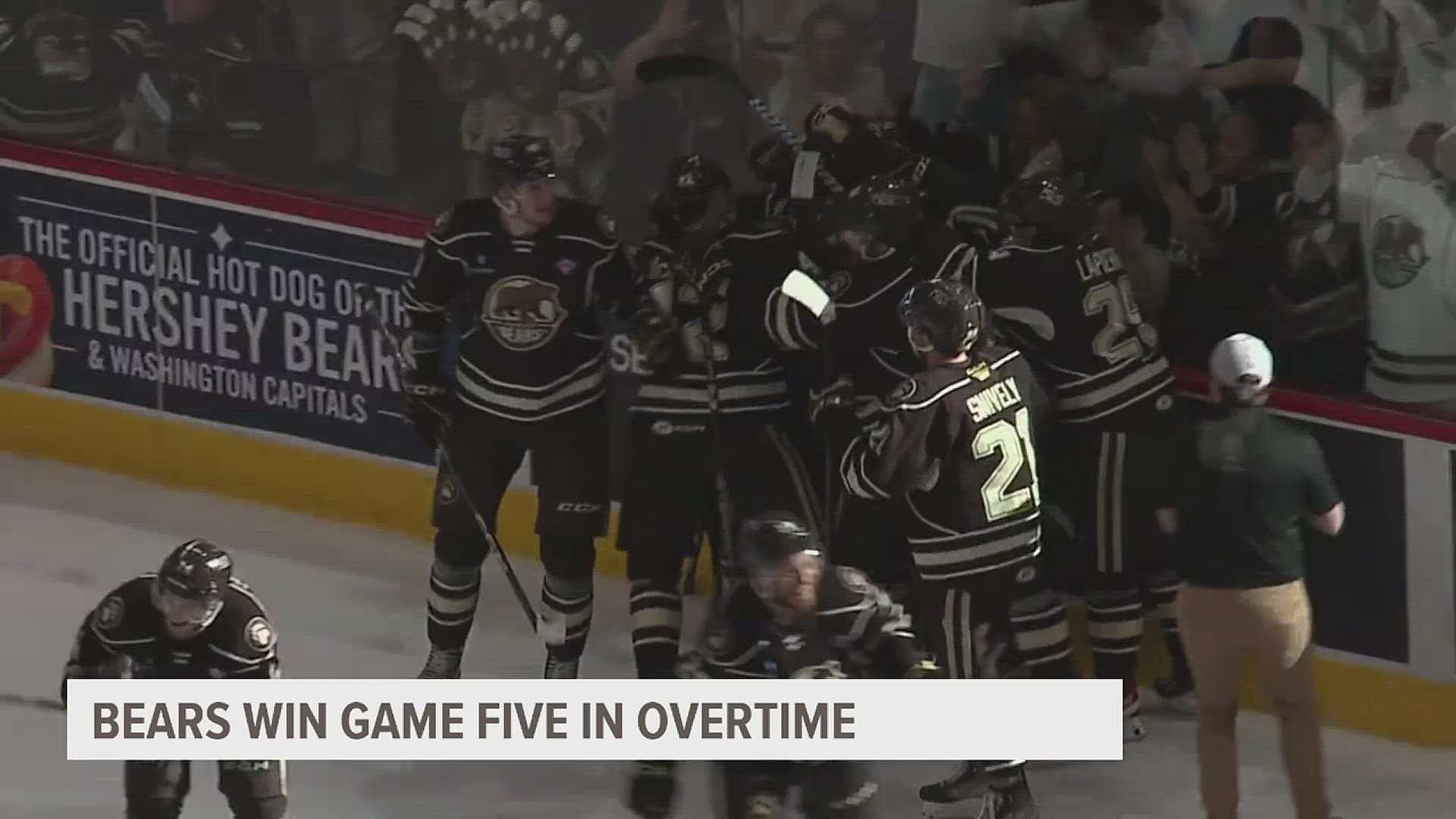 Hershey Bears win 12th Calder Cup in thrilling overtime Game 7 victory over  Coachella Valley Firebirds