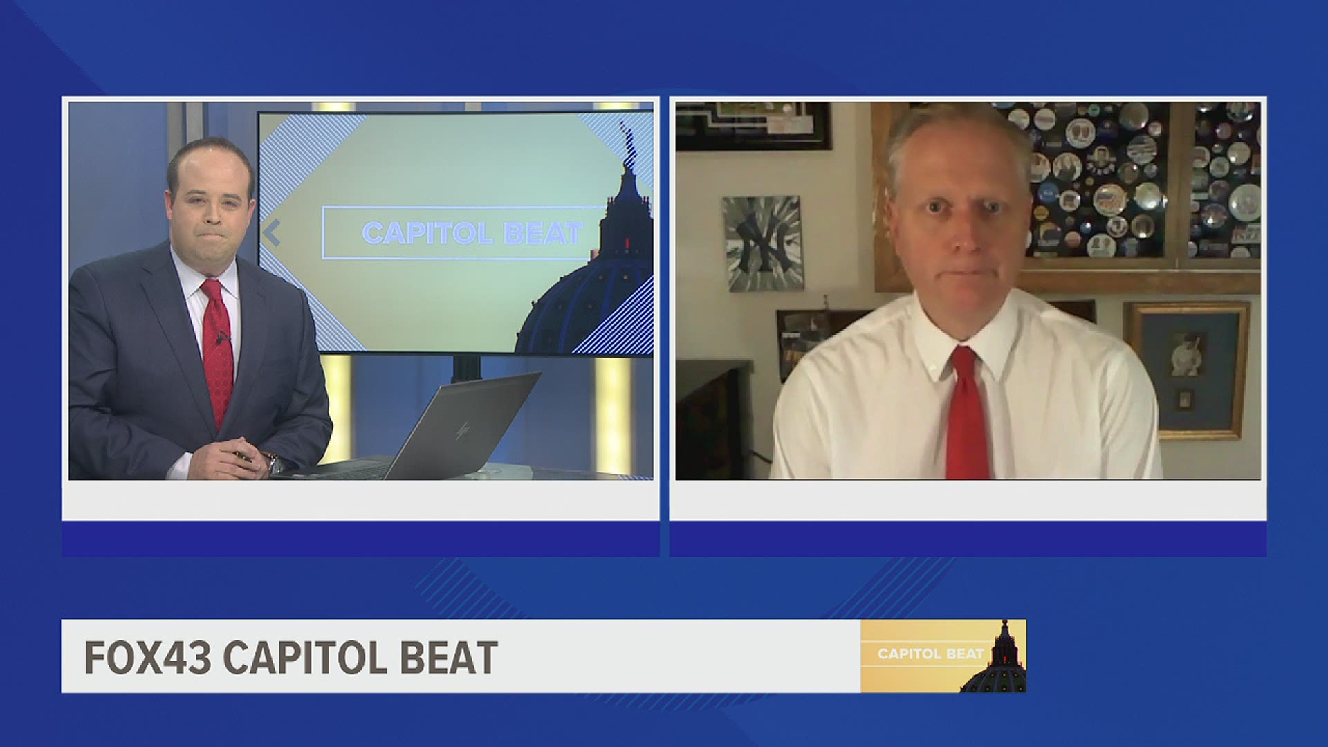 Rep. Fred Keller spoke with FOX43's Matt Maisel during the FOX43 Capitol Beat.