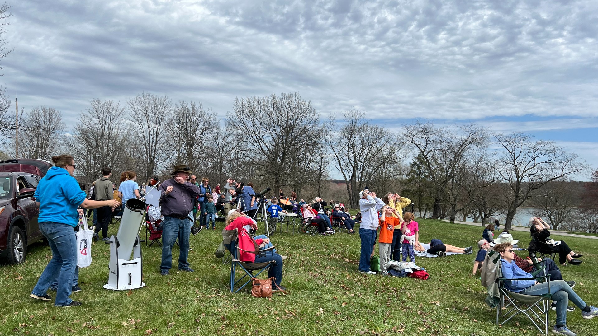 This was predicted to be North America's biggest eclipse crowd ever, thanks to the densely populated path of totality.