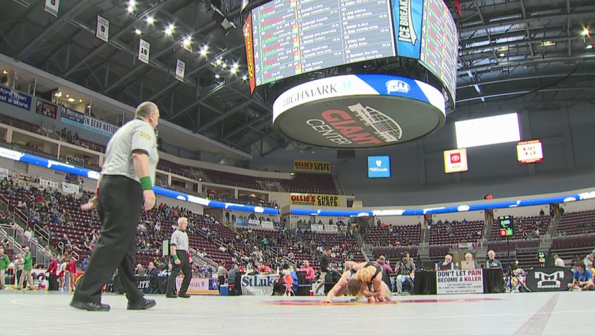 PIAA State Wrestling Championships Day 1 starts with Class 2A