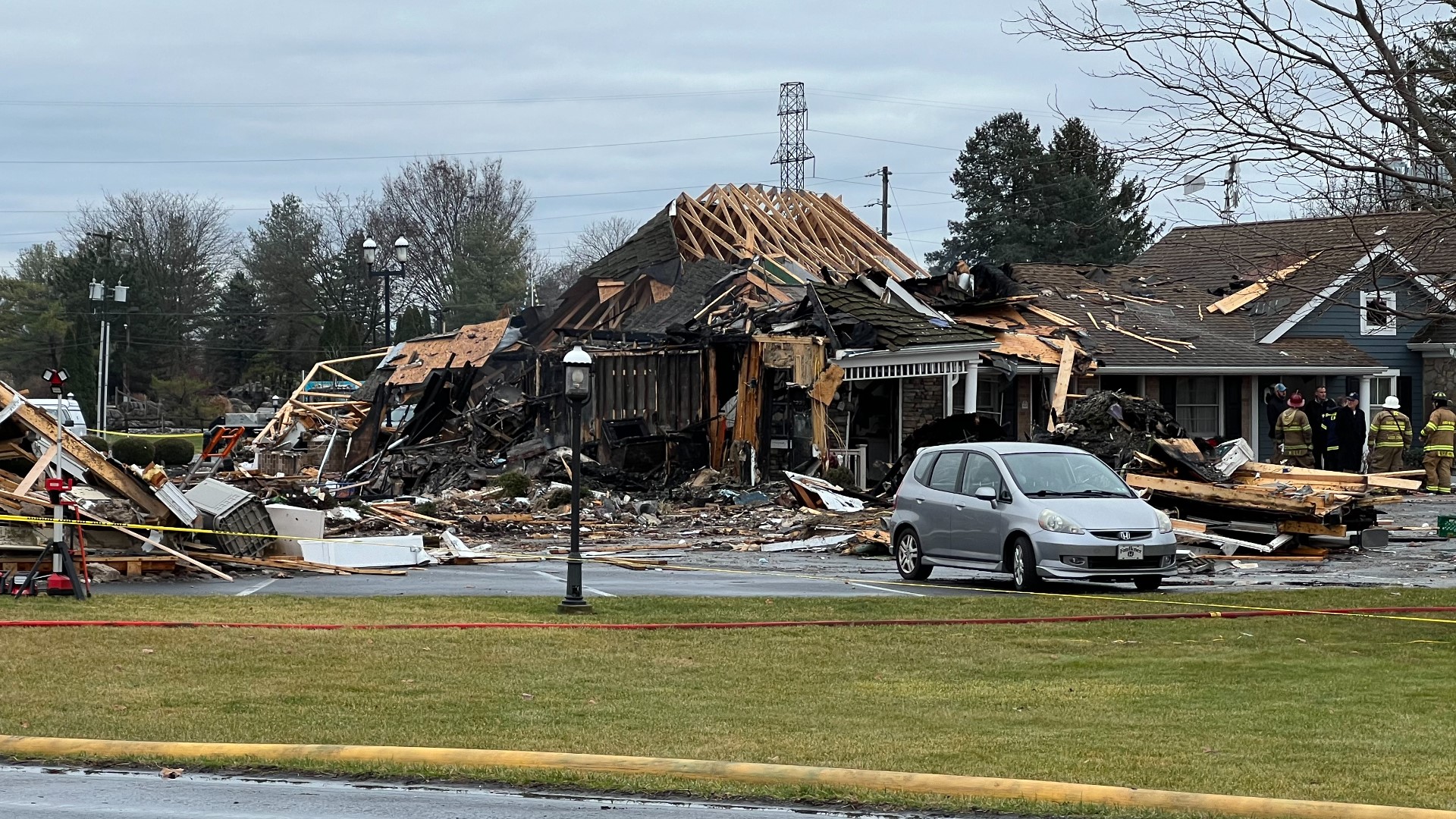 The explosion blew the Bird-in-Hand Family Inn's roof completely off the building one week before Christmas, killing an employee.