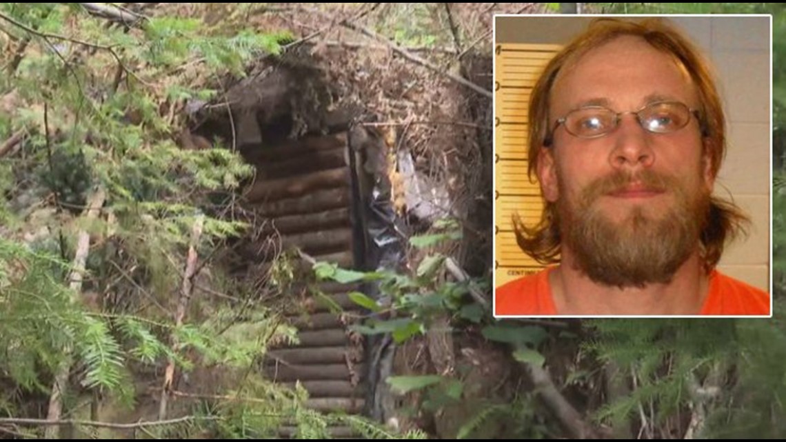 Fugitive lived in hidden bunker for over 3 years