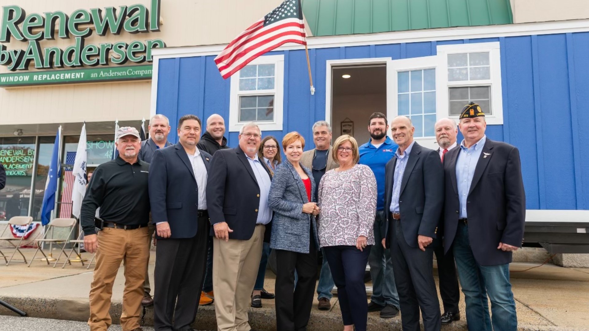 With the material donations, 15 tiny homes for veterans experiencing homelessness will be built along the Susquehanna River in South Harrisburg.