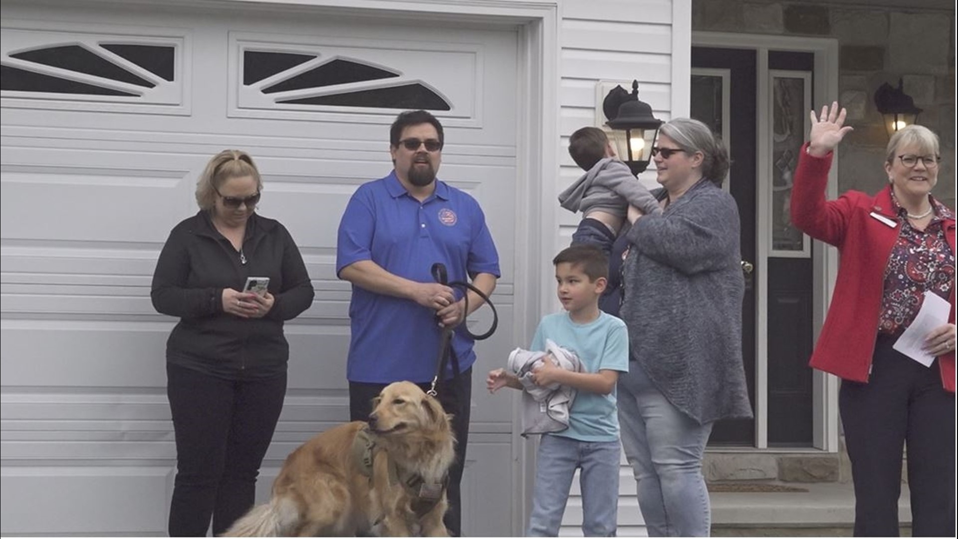 James Fizer, a former U.S. Marine Corps Lance Corporal, says he and his family are overjoyed to be able to receive this new home and feel blessed.